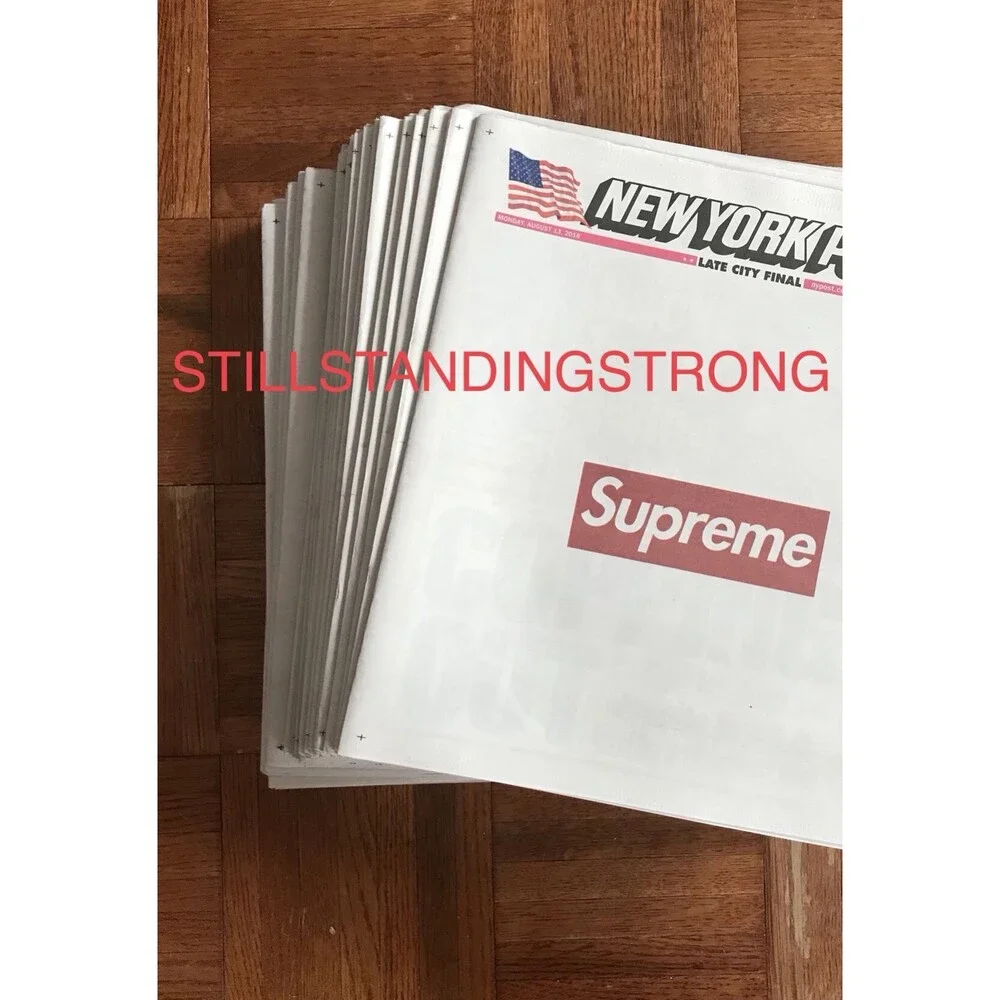 SUPREME NEW YORK POST LATE CITY FINAL FIRST DELIVERY FREE WORLDWIDE SHIPPING